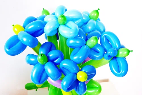 Kwiaty z balonów