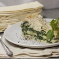 Lasagne ze szpinakiem i gruszką