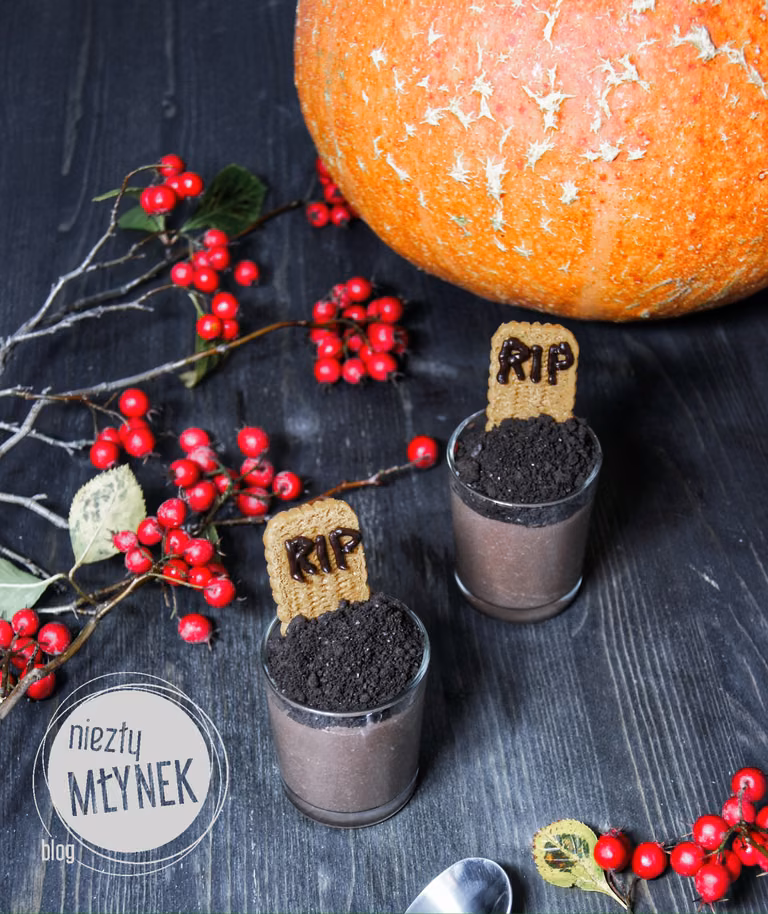 Pudding Czekoladowy na Halloween