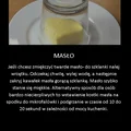 Miękkie masło zaraz po wyjęciu z lodówki
