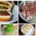 Domowe hot-dogi z mięsem mielonym