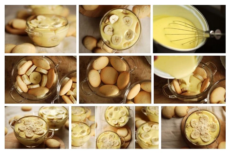 Bananowy pudding - deser