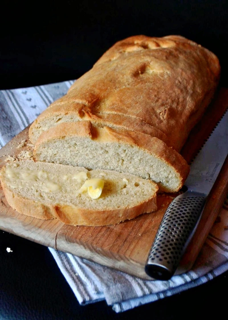 Włoska ciabatta, śniadanie