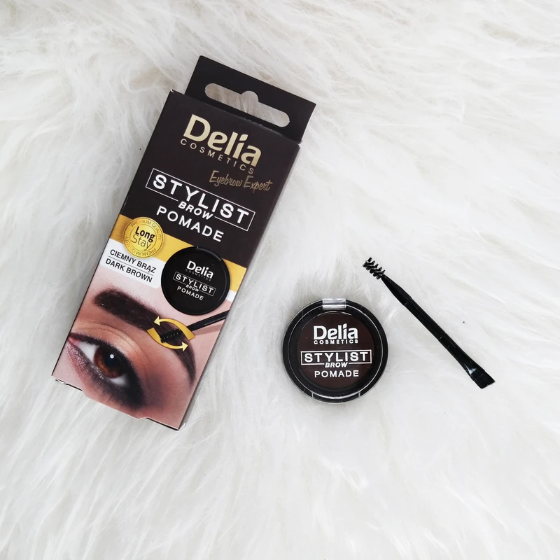 Najtańsza pomada do brwi - hit czy kit? Delia Stylist Brow Pomade