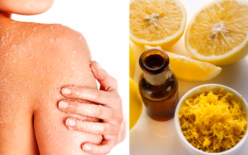 Orzeźwiający peeling do ciała z cytryną! Zrób go sama w domu!