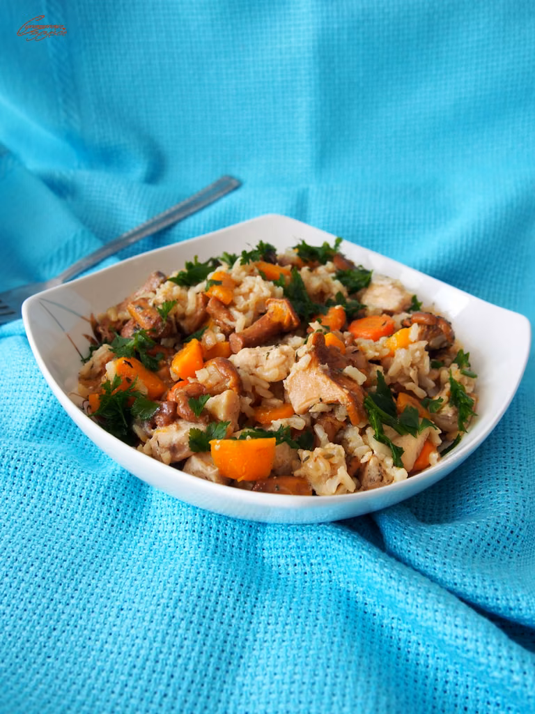 Risotto z kurkami