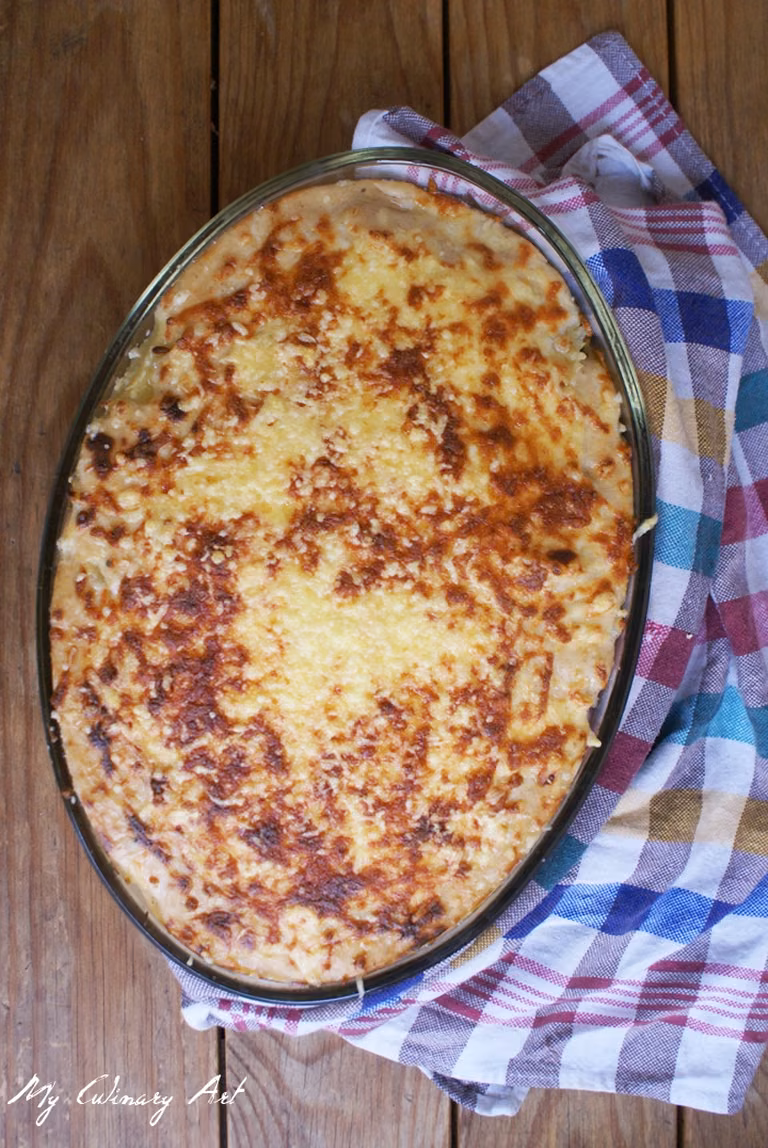 Zapiekanka makaronowa z beszamelem