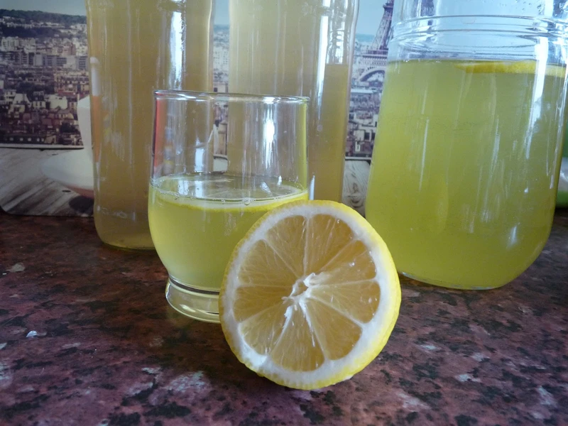 Syrop miętowo - cytrynowy
