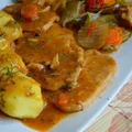 Schab duszony. Schab w sosie.