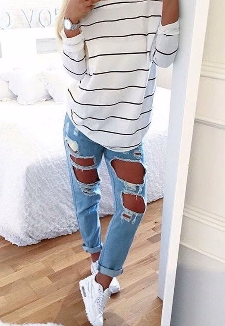 Luźny look