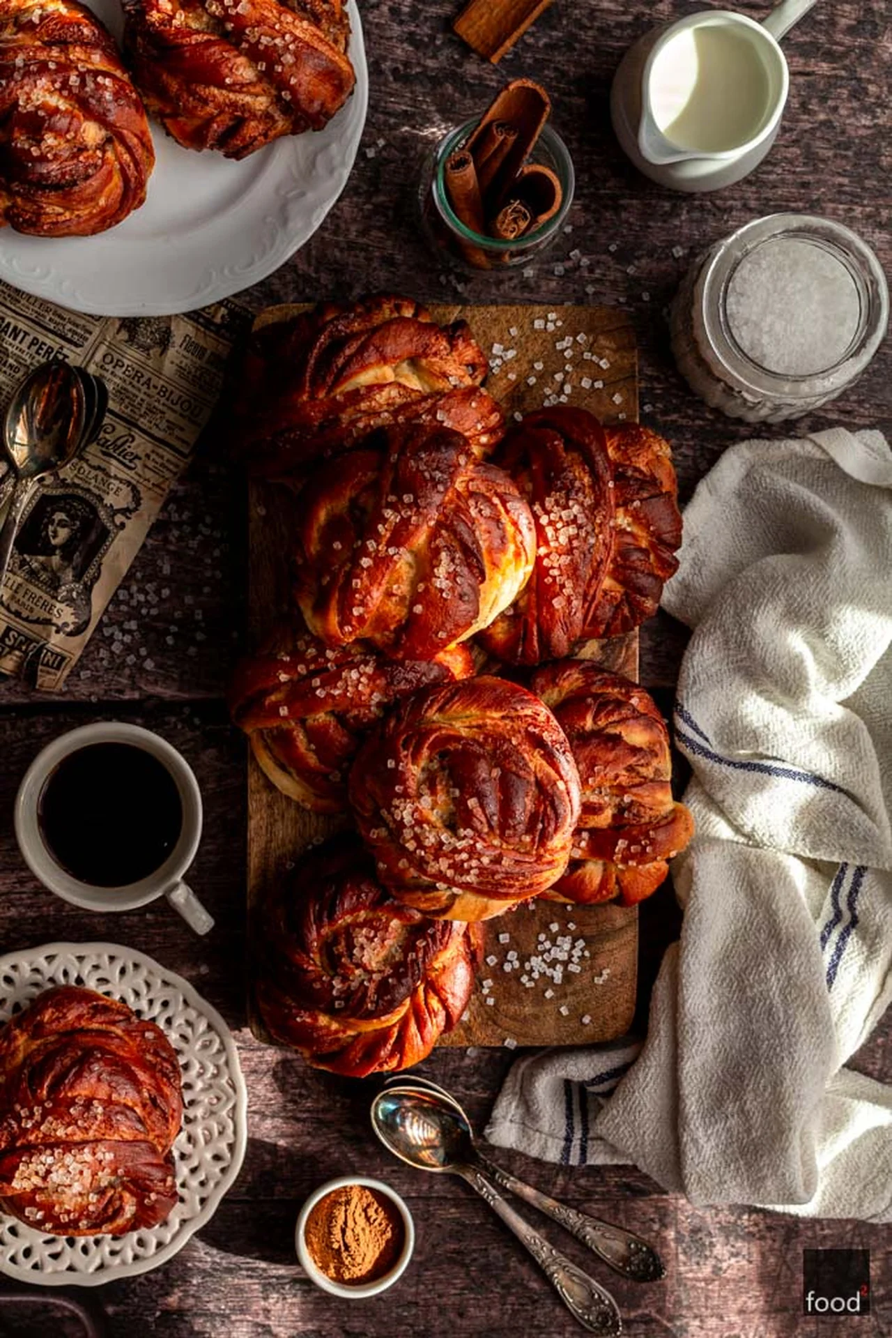 Kanelsnurrer - norweskie bułeczki cynamonowe