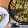 Tarta z mięsem mielonym, pieczarkami i cukinią