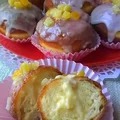 minipączki z kremem advocatowym