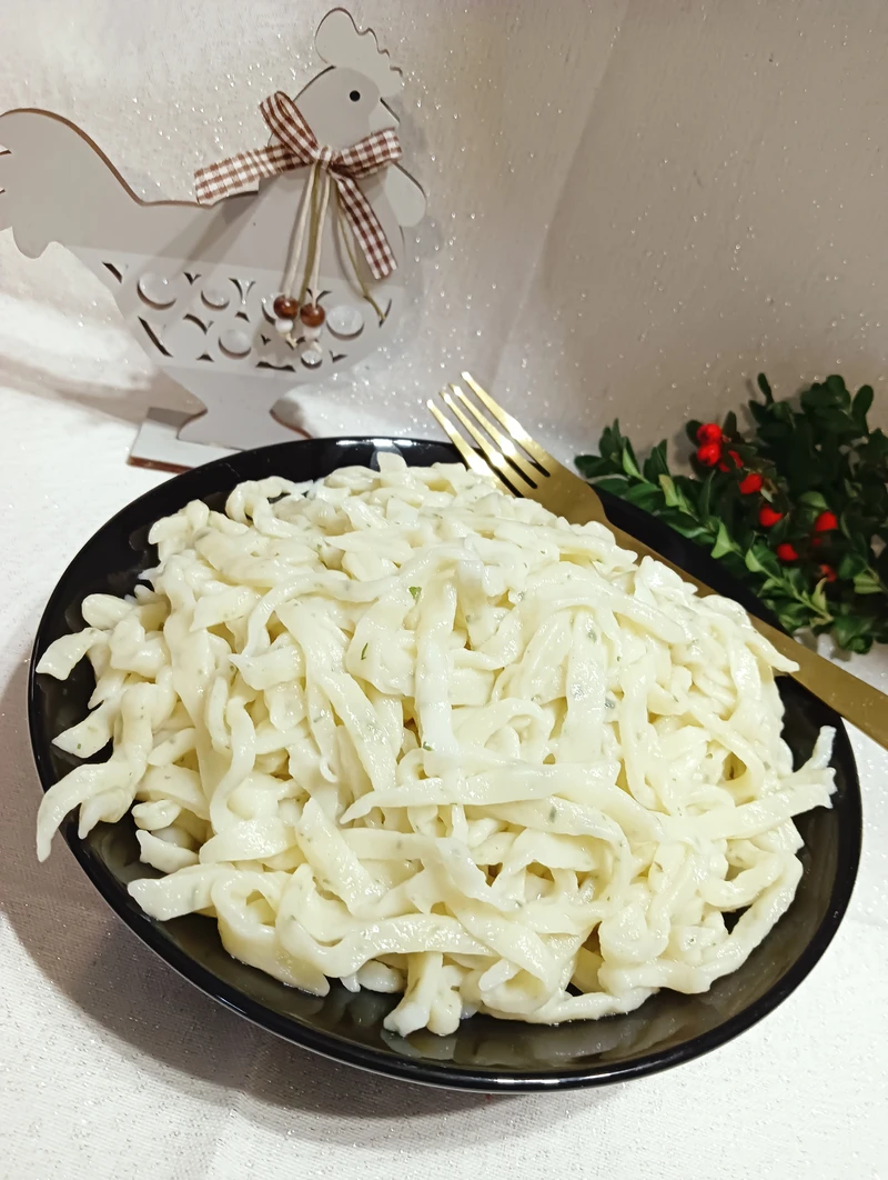 Makaron domowy z mąki krupczatki