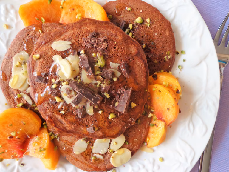 Czekoladowe pancakes