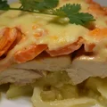 Zapiekany filet kurczaka z młodymi warzywami