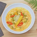 Azjatycka zupa z czerwoną pastą curry