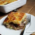 Zapiekanka z kiełbasą i ziemniakami