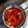 Ensalada de pimientos asados - sałatka z pieczonych papryk