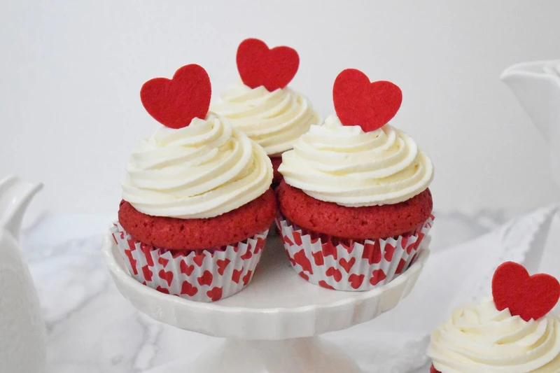 Walentynkowe babeczki Red Velvet