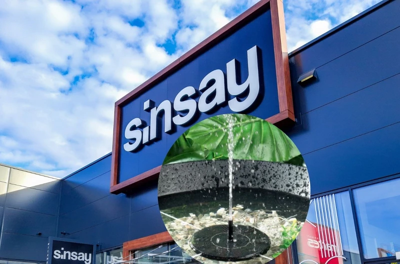 Hit z Sinsay za jedyne 29,99 zł! Fontanna solarna, która ożywi Twój balkon lub ogród!