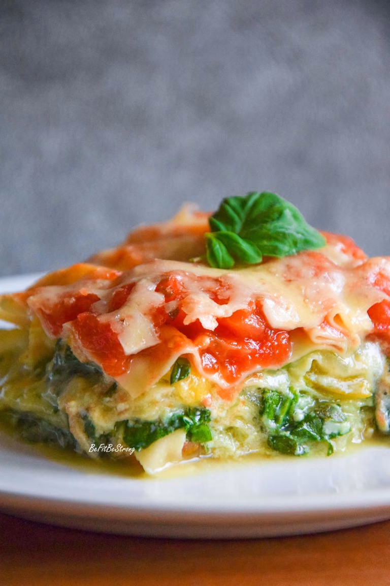 Lasagne ze szpinakiem i ricottą