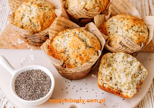 Muffiny z ricottą i chia