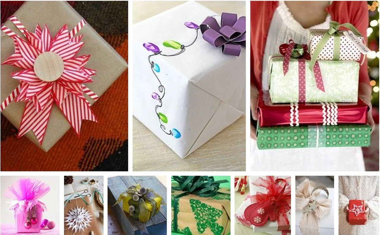 10 pomysłów na zapakowanie prezentu