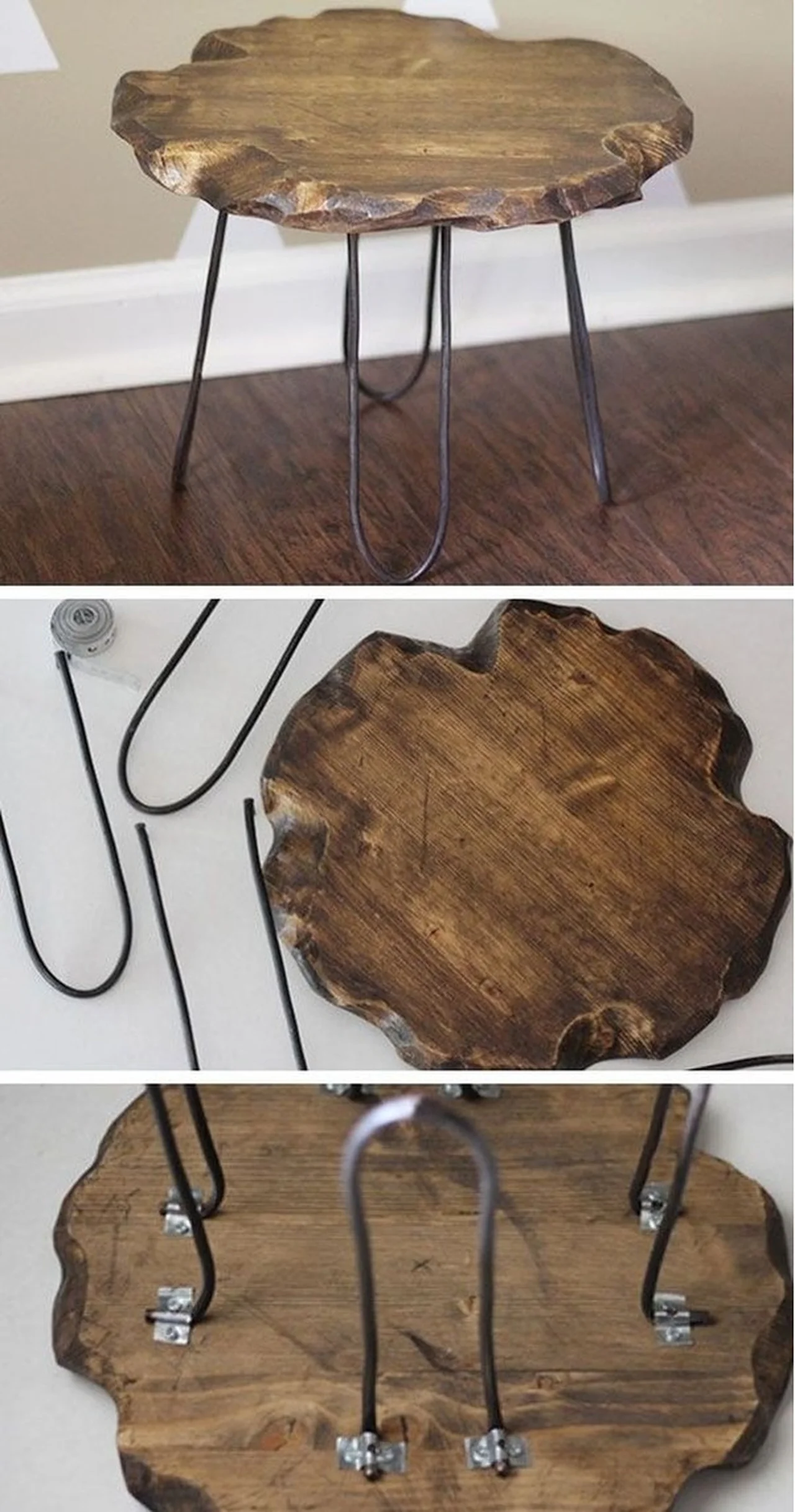 DIY- stołek z drewna