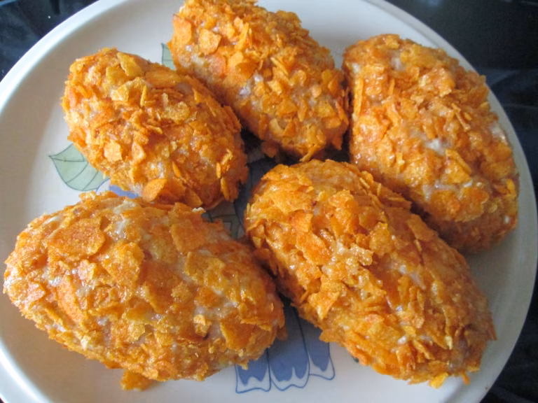 Kurczak w panierce z chipsów