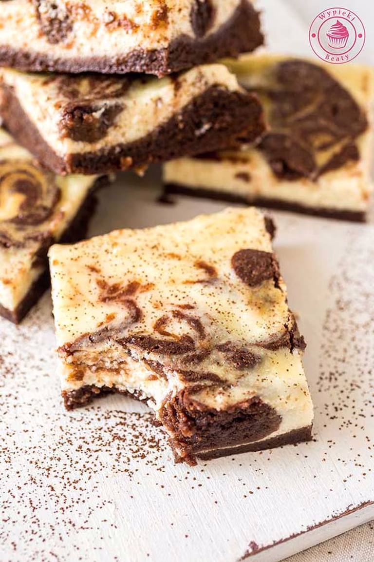 Brownie z twarogiem