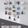 DIY Wieszak z frędzlami na zdjęcia