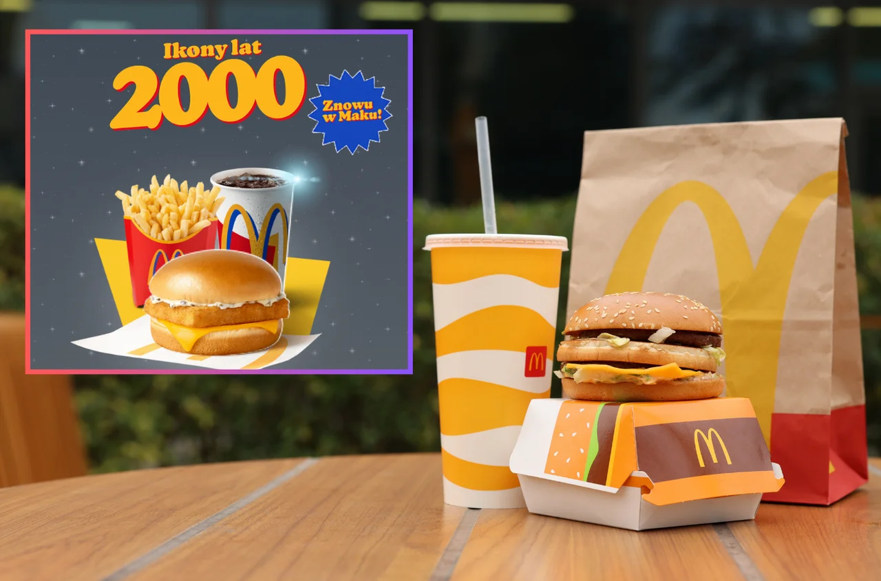Filet-O-Fish i inne kultowe produkty wracają! McDonald’s przenosi nas do lat 2000
