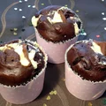 Muffinki kakaowe z białą czekoladą