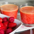 Sok truskawkowo-pomarańczowy z dodatkiem malin