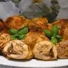Pieczone udka z bigosem