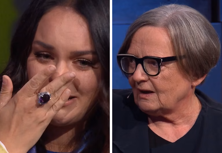 Ewa Farna nie mogła powstrzymać łez! Reakcja na słowa Agnieszki Holland u Wojewódzkiego