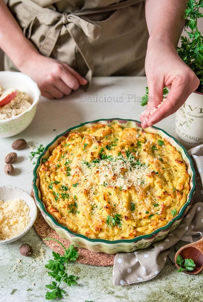 Zapiekanka ziemniaczana z musztardą i curry