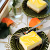 Kostka sernikowa z lemon curd
