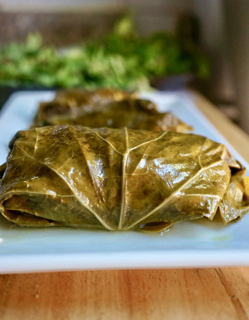 Dolma – Gołąbki z Baraniną Zawijane w Liściu Oliwnym