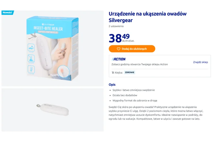 Zdjęcie Ten nowy gadżet z Action za 38 zł to must-have na lato! Koniec z uciążliwym swędzeniem - owady nie mają szans #1