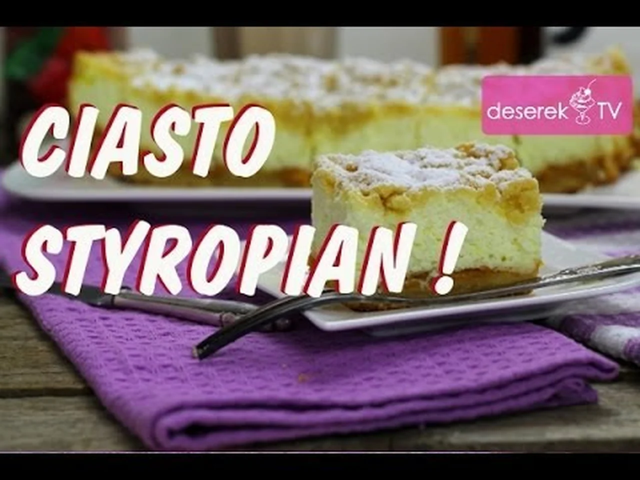 Ciasto Styropian przepis na Sernik bez sera 