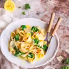 Pappardelle z jarmużem w sosie maślano-cytrynowym