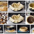Tarta z serem i pieczarkami