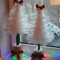 Choinki z piórek- diy krok po kroku