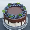 Tort jeżynowy w stylu Drip Cake