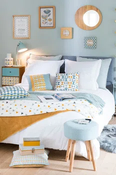 Sypialnia w pięknych kolorach