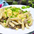 PENNE Z SEREM I PIECZARKAMI