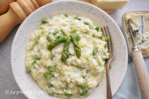 Risotto ze szparagami i gorgonzolą