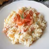Risotto z kapustą włoską i szynką parmeńską